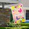 40" Multicolor Life is Beautiful Pink Floral Outdoor House Flag